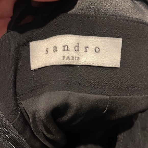 Sandro cutout back sheer top sheath dress - Picture 9 of 11